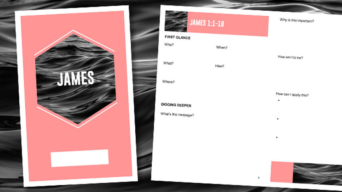 James Bible Study Booklet image number null